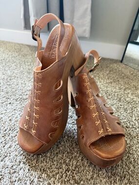 Bedstu Fontella Brown Leather Sandal | Sz 10